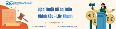 Dịch thuật Hồ sơ thầu