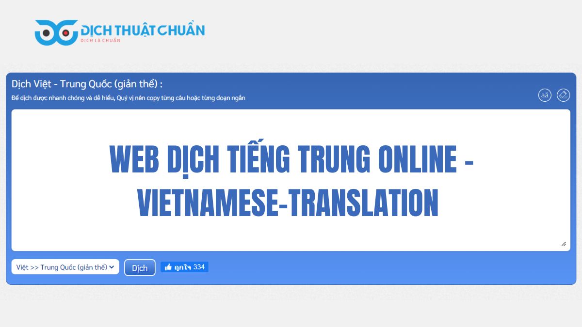 trang web dịch tiếng trung sang tiếng việt